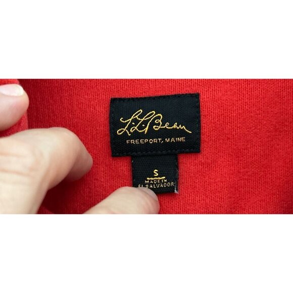 L.L. Beam Cotton Fleece Shirt Button-down Front Pockets Long Sleeve Size Large - Picture 6 of 10